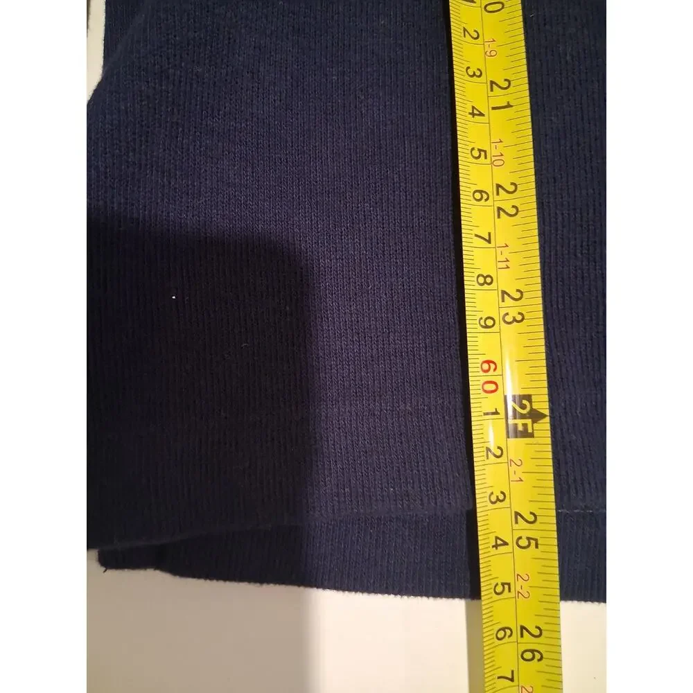 Polo Ralph Lauren Estate Rib Quarter Zip Pullover Sweater Men’s Size M Navy Blue